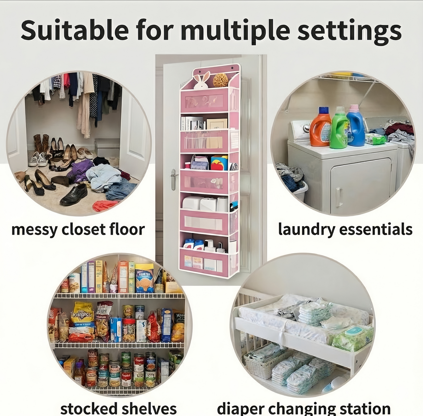 Door Mounted Storage Rack