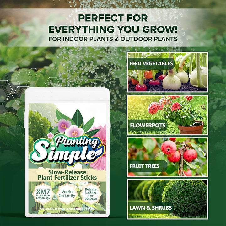 Nurbini®  Slow-Release Plant Fertilizer Sticks