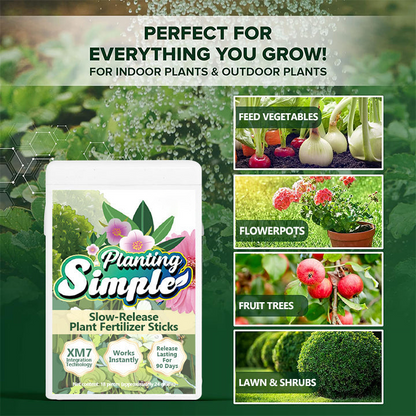 Nurbini®  Slow-Release Plant Fertilizer Sticks
