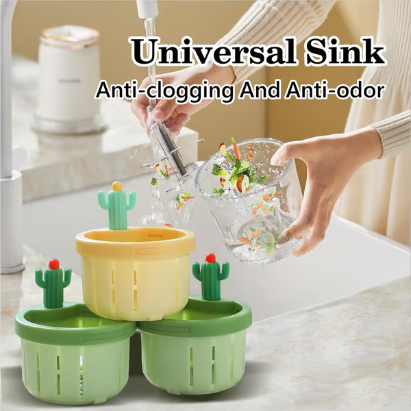 🌵2025 NEW🌵MCOIKY® Cactus Kitchen Sink Drain Strainer PRO