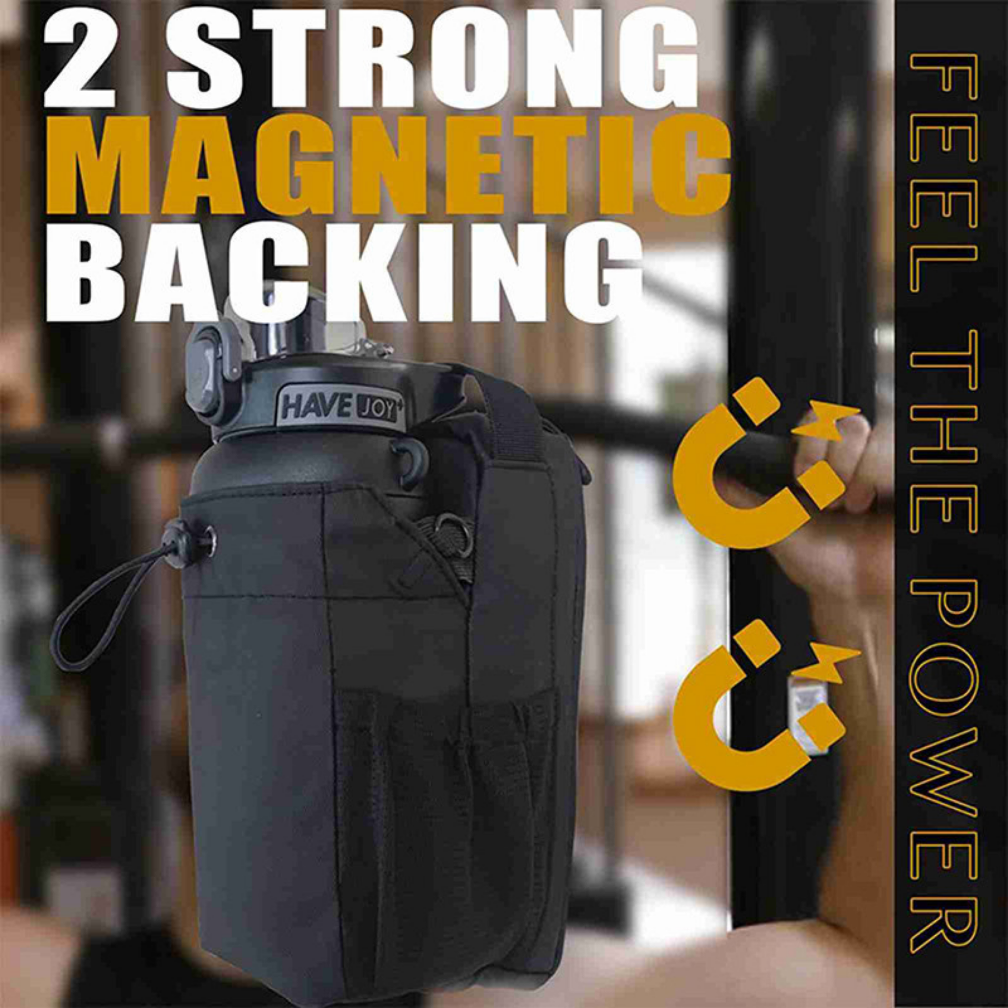 RSZZB® The Ultimate Magnetic Fitness Crossbody & Bottle Sling