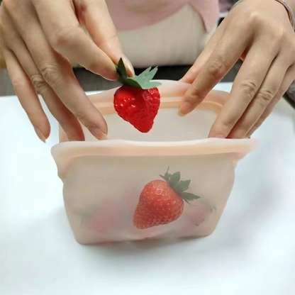 RSZZB® Decube Thickened Silicone Reusable Food Storage Bag | Heat-Resistant & Anti-Odor