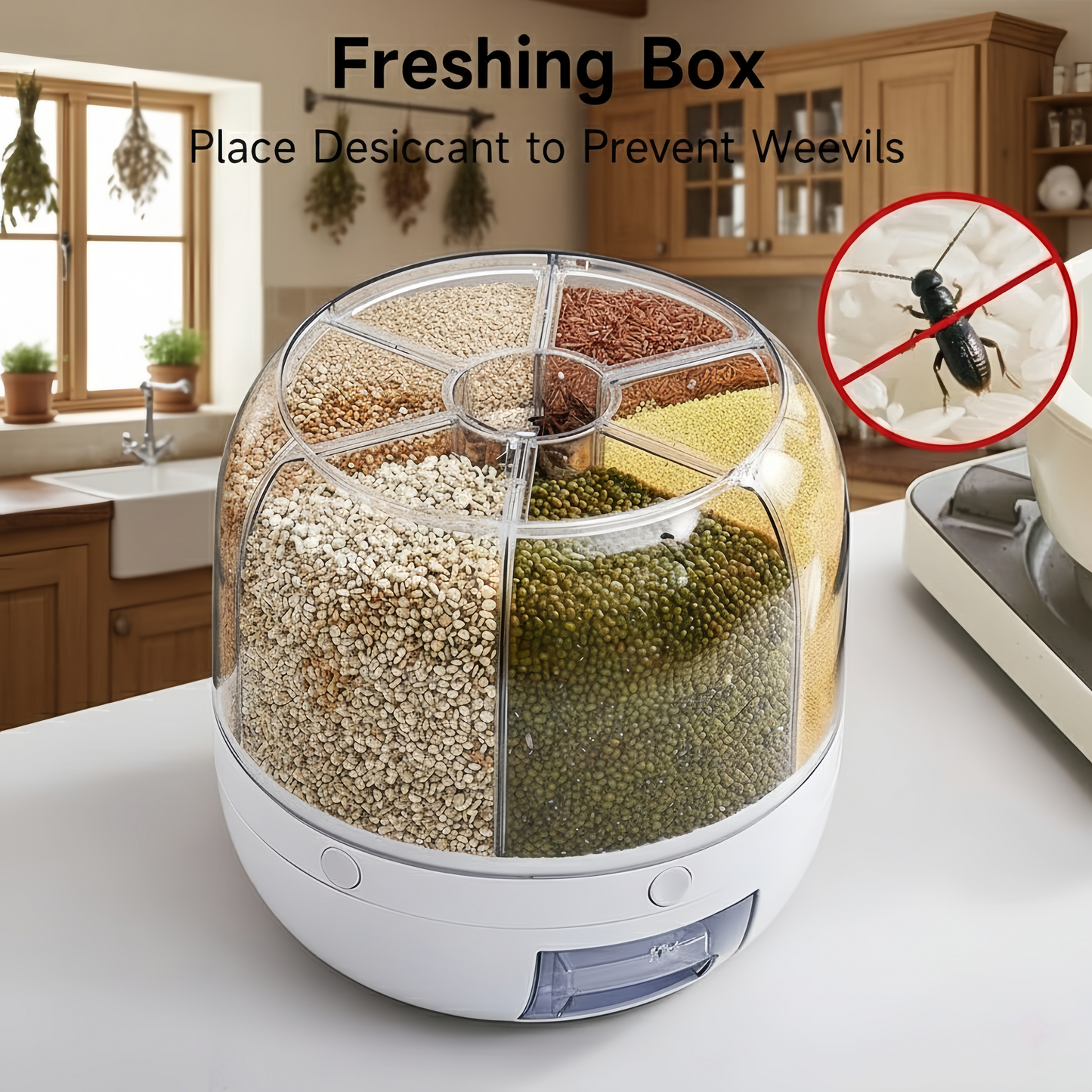 Moisture Resistant Grain Storage Box