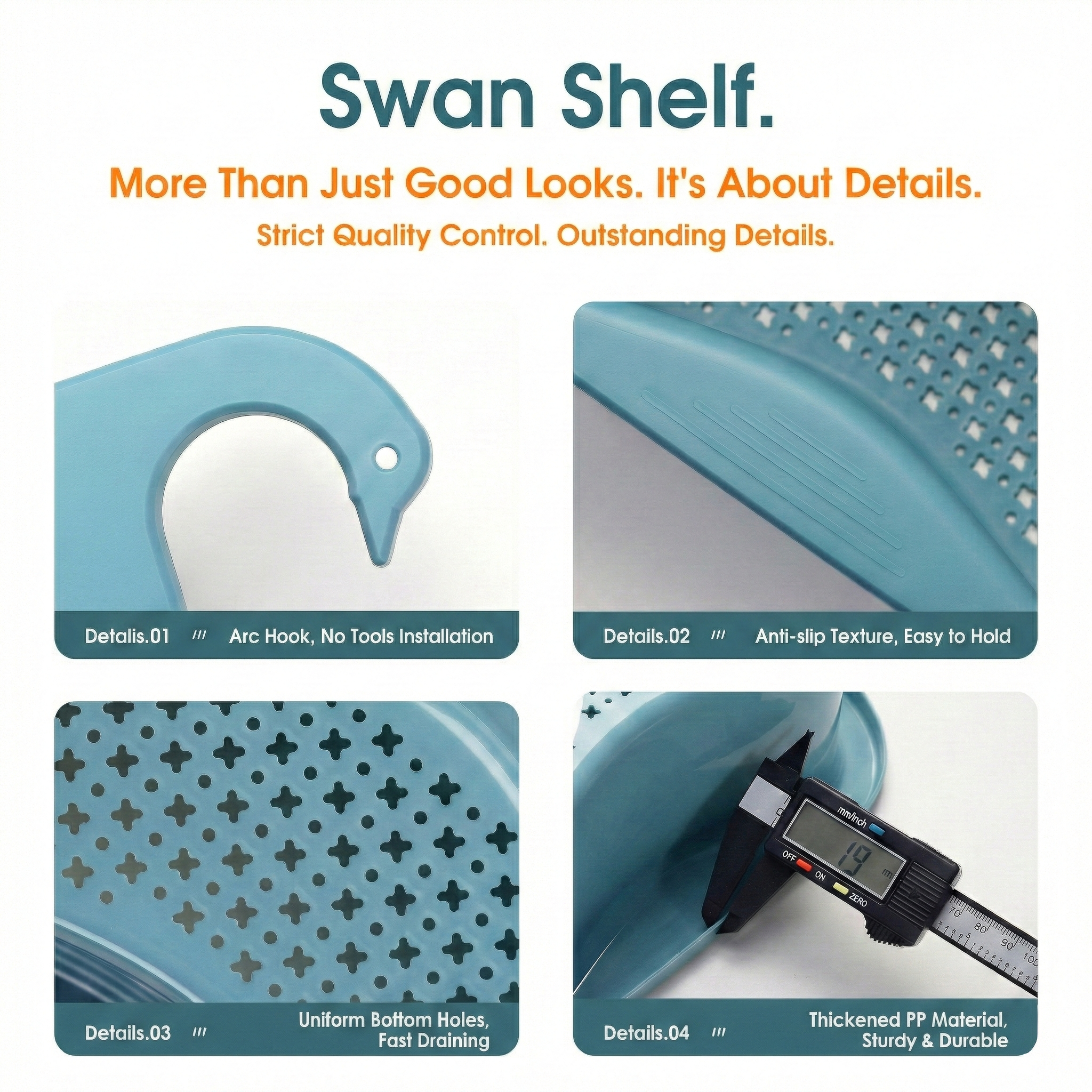 MCOIKY® Swan Multifunctional Sink Strainer