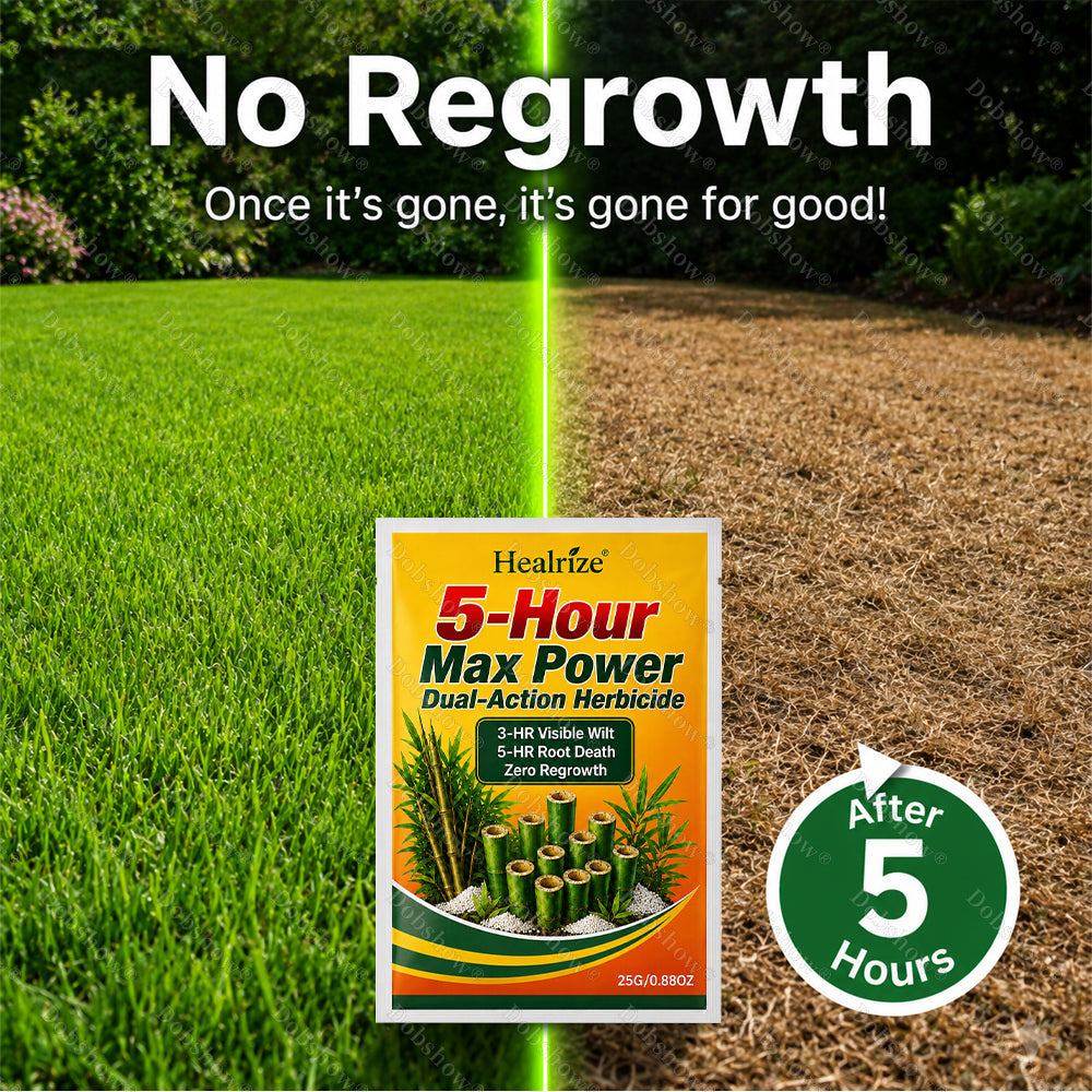 Healrize® 5-Hour Max Power Dual-Action Herbicide | Fast-Acting Granules for Stubborn Weeds & Brush