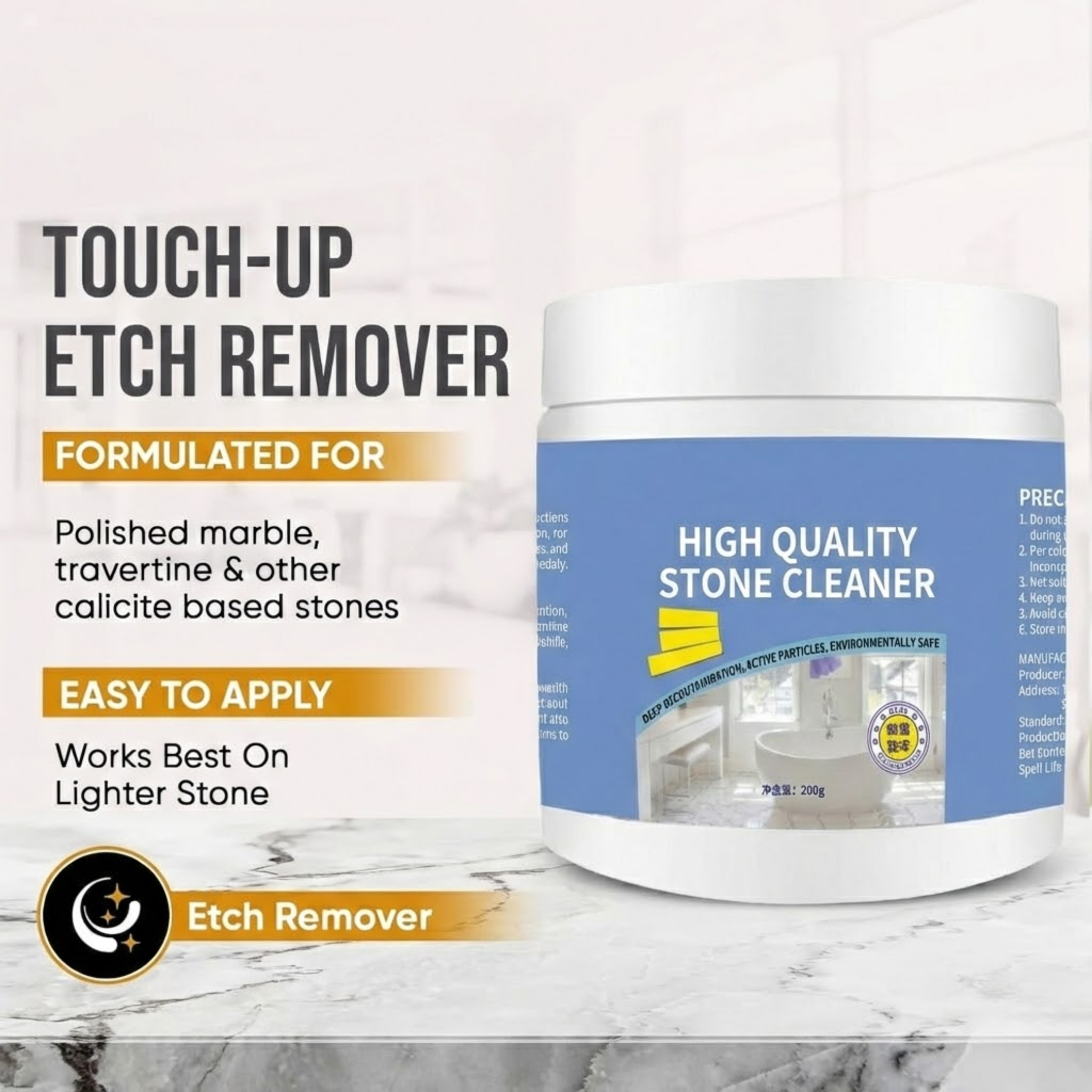 RSZZB®High Quality Stone Cleaner & Deep Stain Remover for Marble