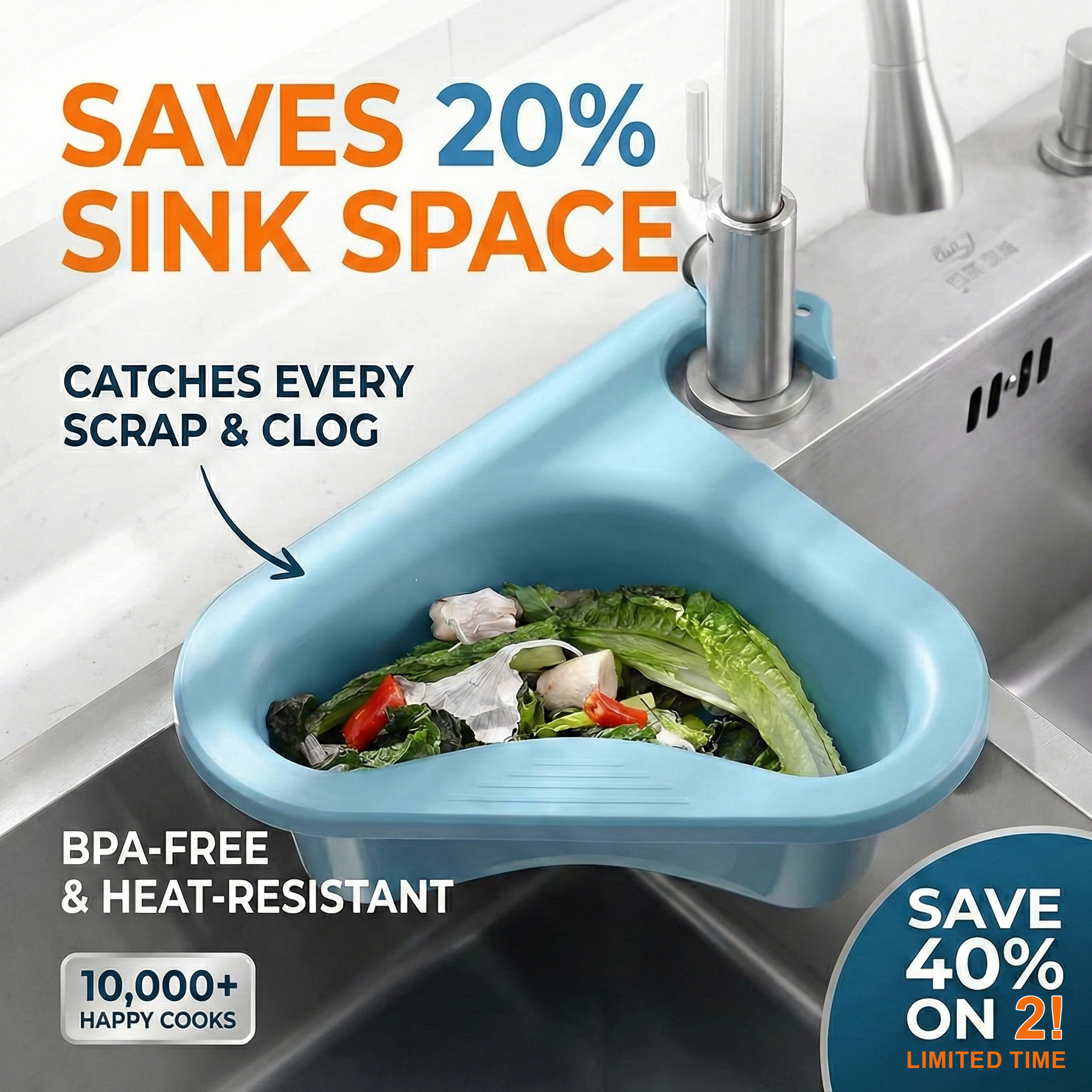 MCOIKY® Swan Multifunctional Sink Strainer
