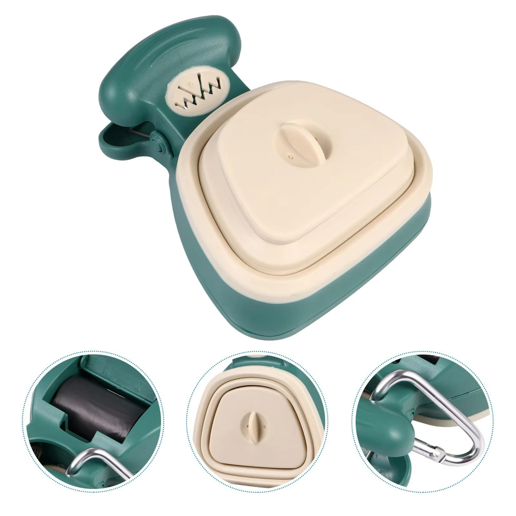 RSZZB®  Hands-Free Foldable Pooper Scooper: The No-Touch Waste Solution