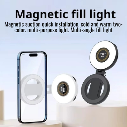 RSZZB® Led Magnetic Mini Beauty Adjustable Pocket Light Three-Color Fill Light