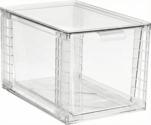 Transparent Stackable Drawer Storage