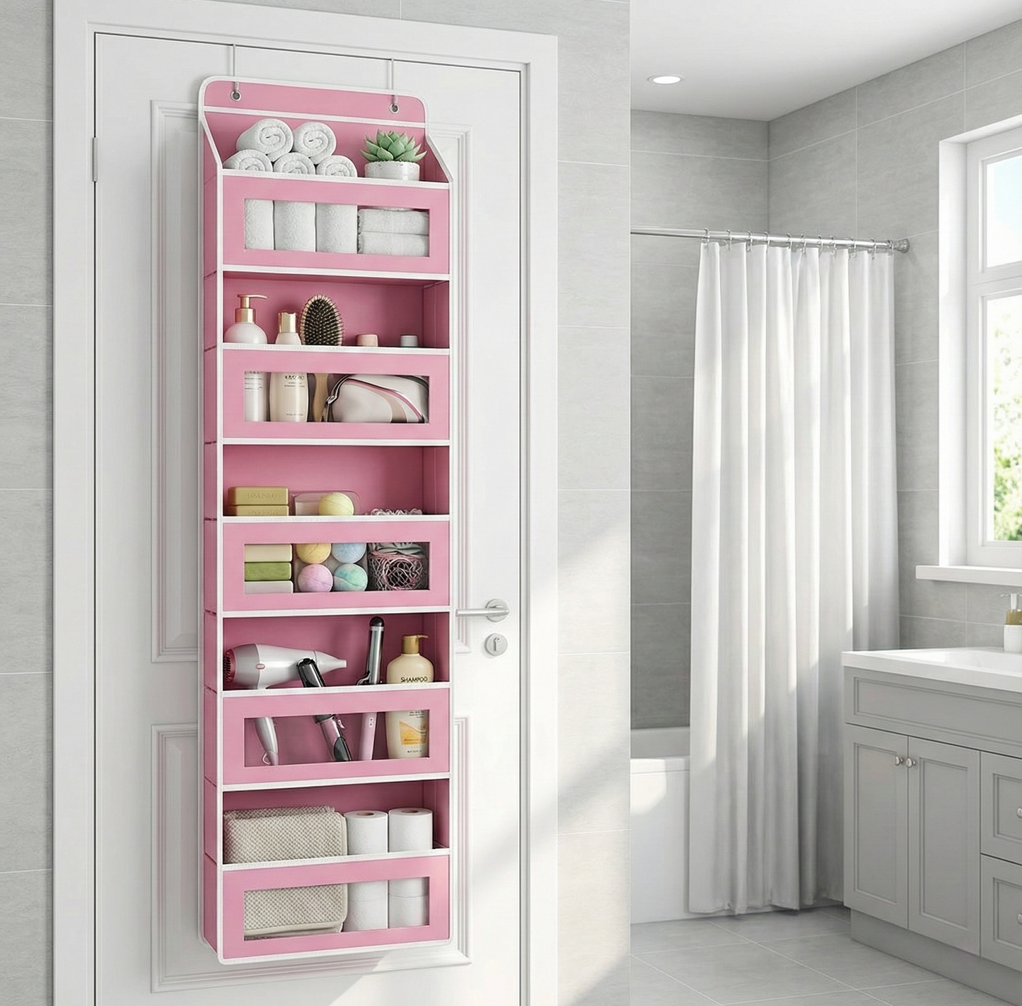 Door Mounted Storage Rack