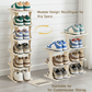 Space-Saving Narrow Shoe Rack