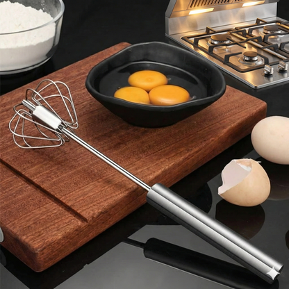 RSZZB® Semi-Automatic Stainless Steel Whisk