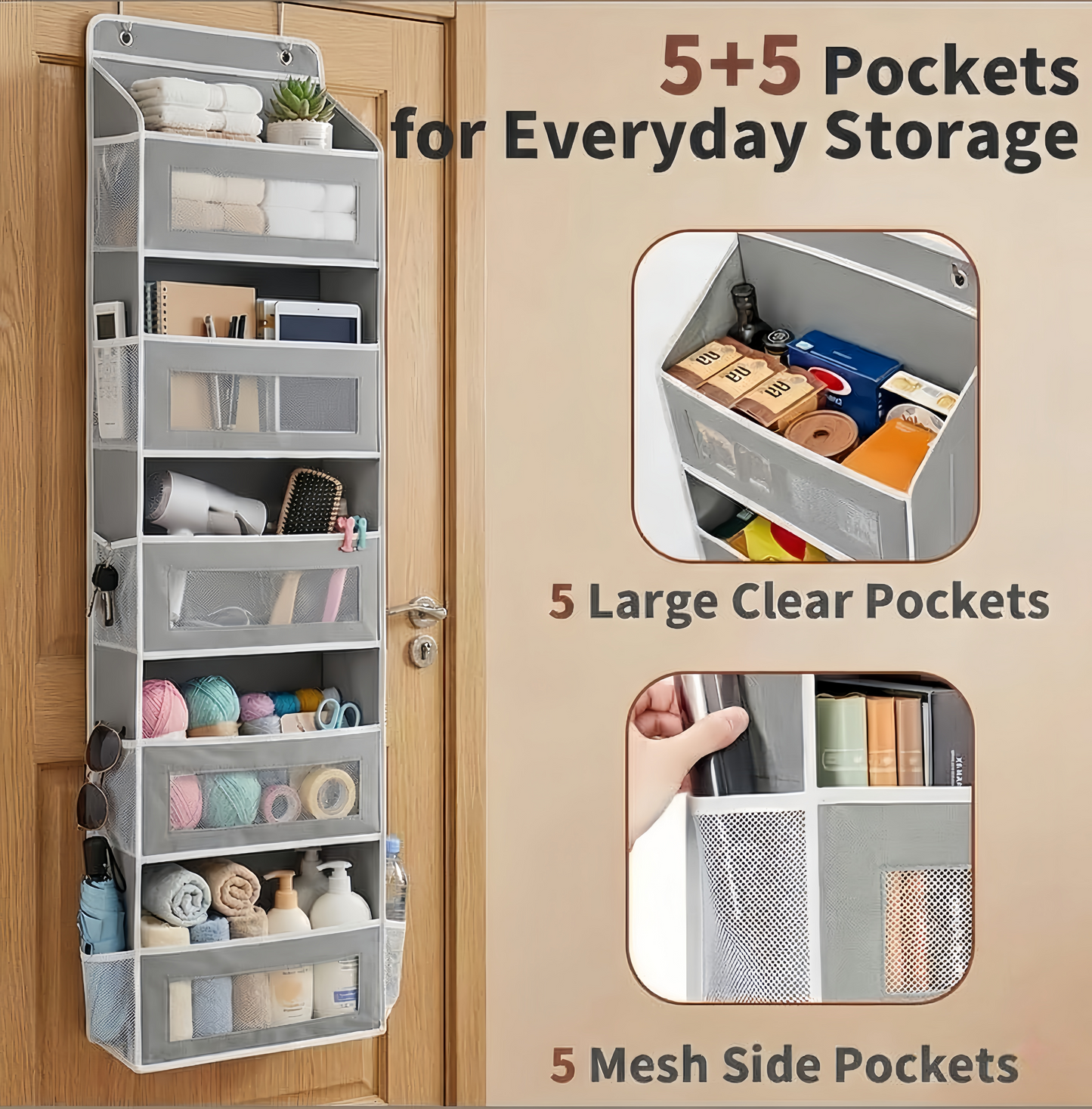 Door Mounted Storage Rack