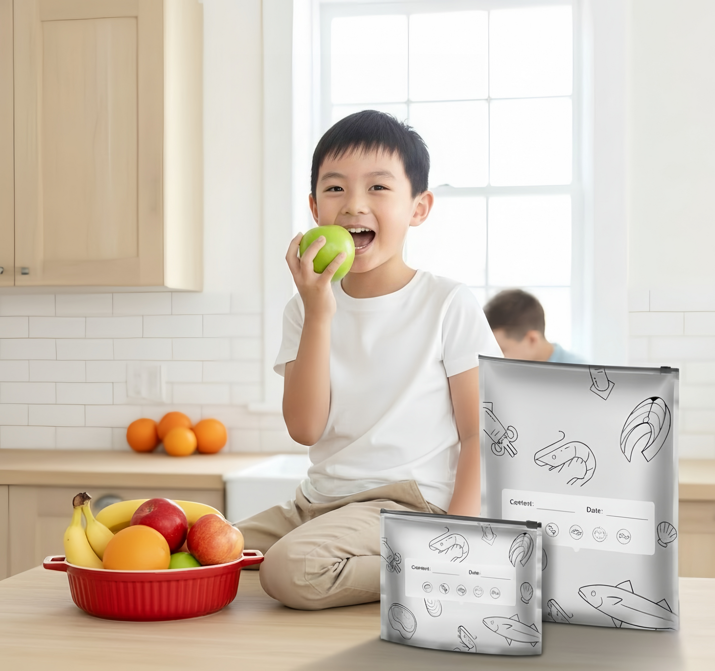 Reusable Aluminum Foil Food Storage Bags