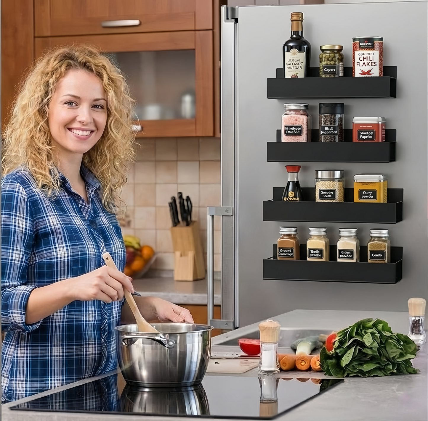 Magnetic Seasoning Rack