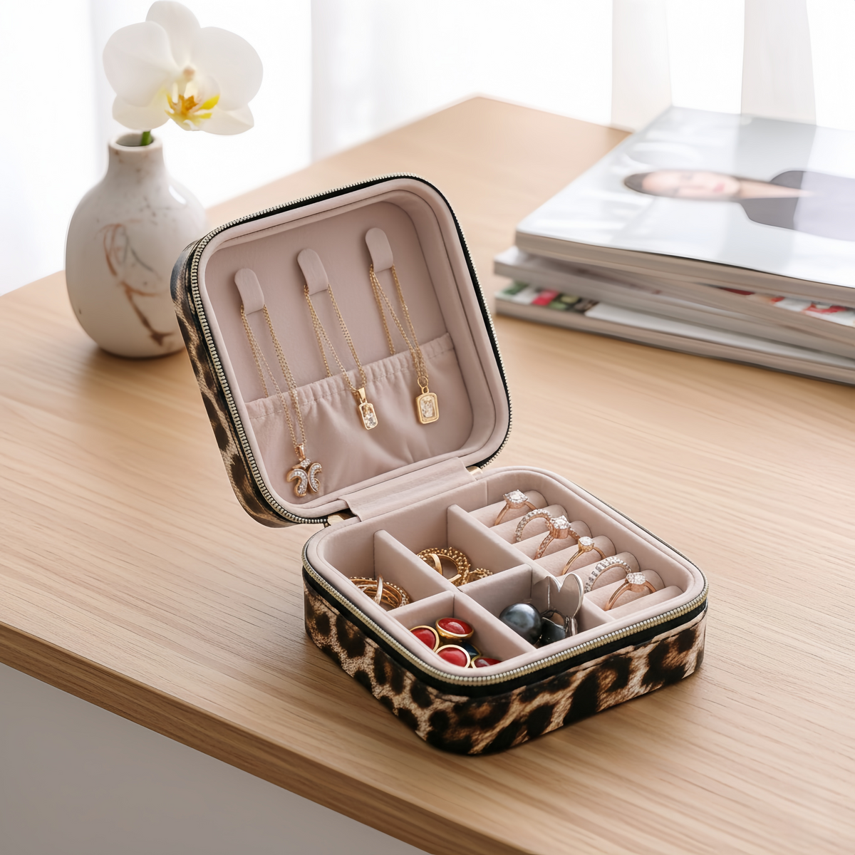 Leather Jewelry Case