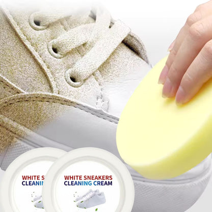 RSZZB® White Sneaker All-in-One Shoe Cleaner - Instant Stain Remover & Whitener with Sponge