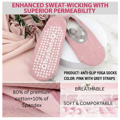 RSZZB® Pro-Grip Anti-Skid Yoga Socks: One-Size Performance Sport Socks for Women