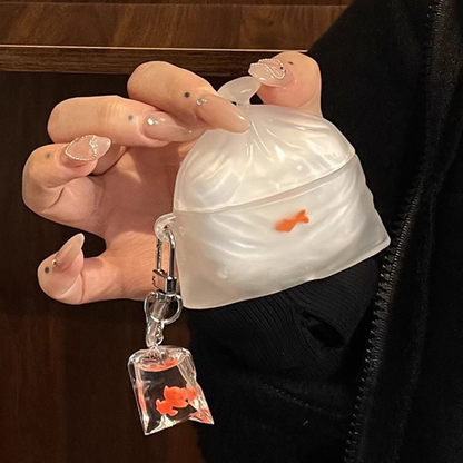 RSZZB® Lucky Koi Fish Pouch Cover & Charm for Apple AirPods