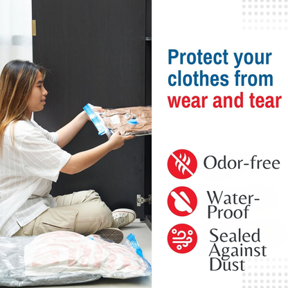 RSZZB® Vacuum Bag Storage with Hand Pump