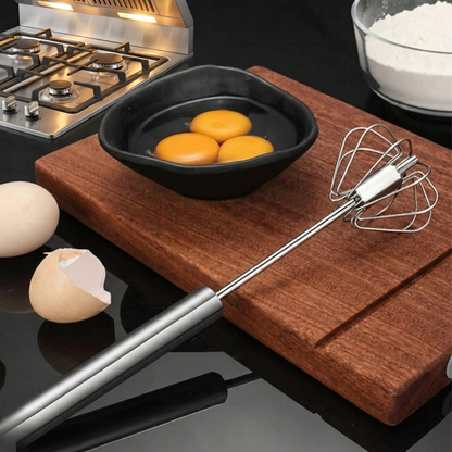 RSZZB® Semi-Automatic Stainless Steel Whisk