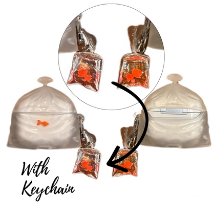 RSZZB® Lucky Koi Fish Pouch Cover & Charm for Apple AirPods