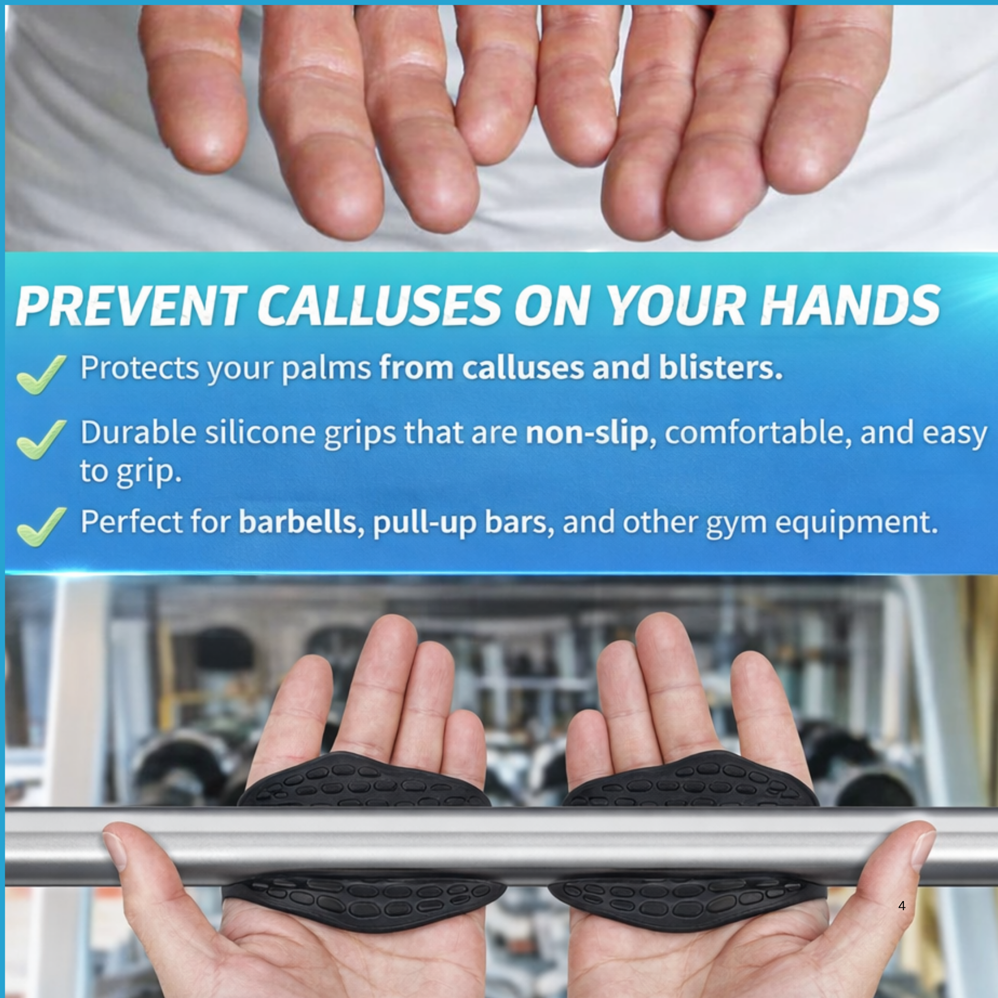 RSZZB® Crush Your PRs, Not Your Hands. The Ultimate Anti-Slip Grip Solution
