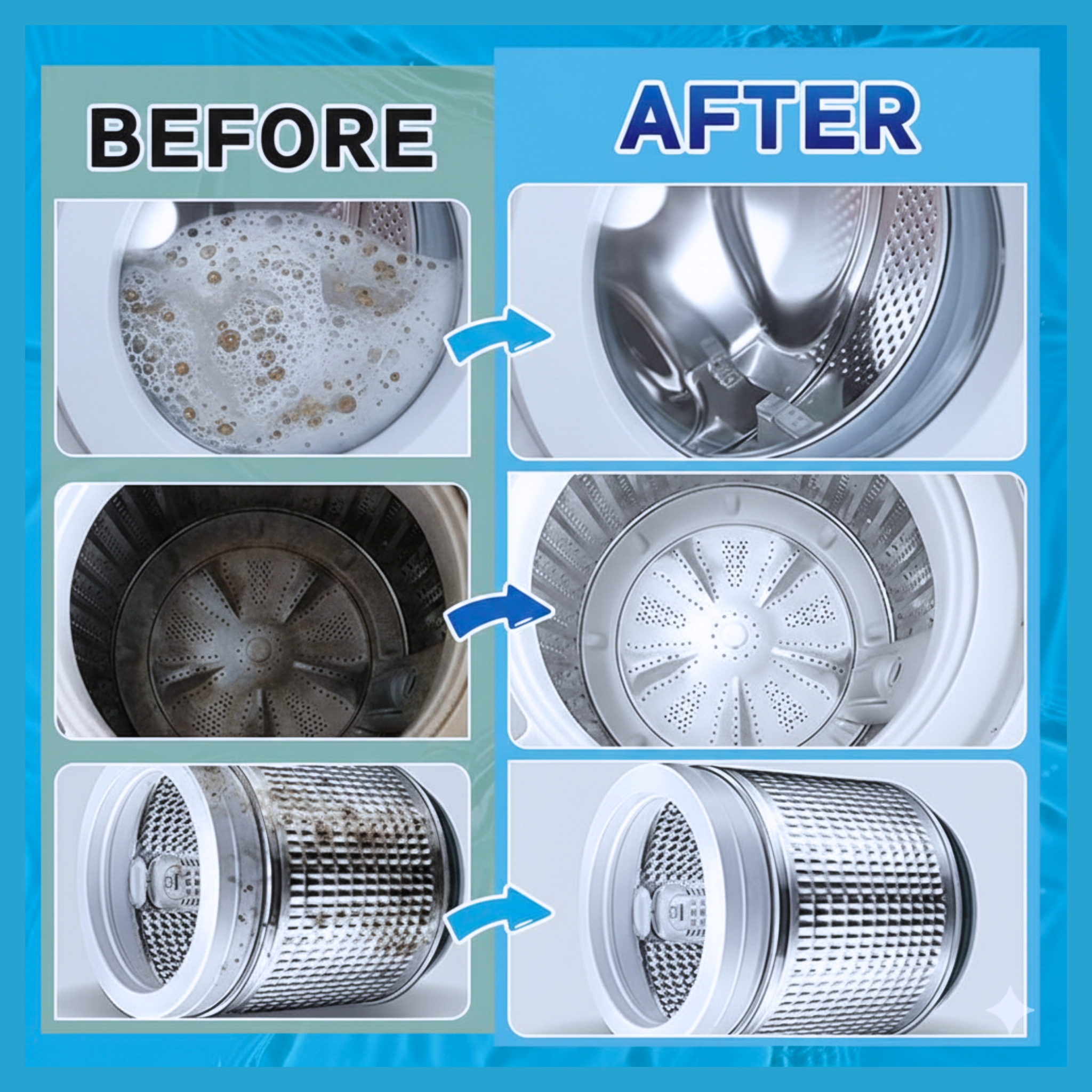 Antibacterial Washer Tank Cleaner & Odor Eliminator