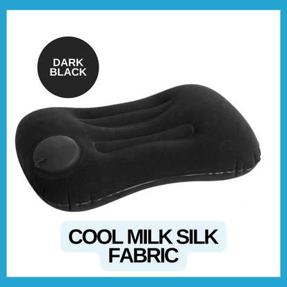 RSZZB® Instant Comfort, Zero Breath Required: The Press-to-Inflate Pocket Pillow