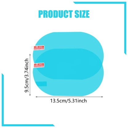 RSZZB® Drive Safe Universal Rainproof & Anti-Fog Mirror Film