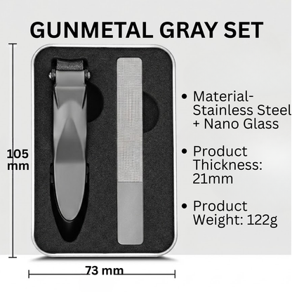 RSZZB® The Ultimate Large Stainless Steel Anti-Splash Nail Clipper Set