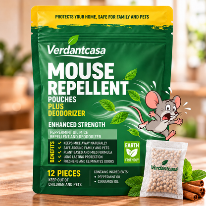 Verdantcasa Mouse Repellent Pouches New - 12pcs - save around kids & pet
