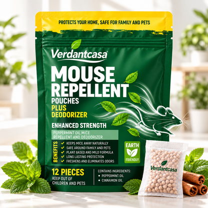 Verdantcasa Healrize® Mouse Repellent Pouches- 12pcs - save around kids & pet