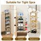 Space-Saving Narrow Shoe Rack